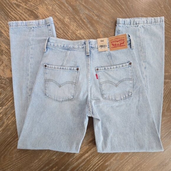 Levi’s ’94 Baggy Jeans Light Wash Size 25 x 31 High Rise Straight Leg NWT - Picture 5 of 6